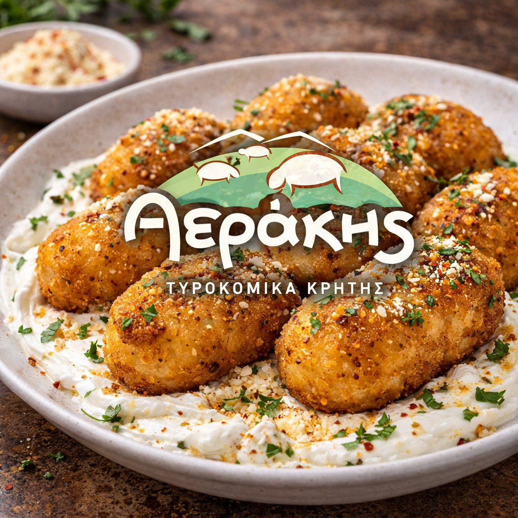 Κροκέτες πατάτας με Ξηρό Ανθότυρο με μπούκοβο Αεράκης και μυρωδικά