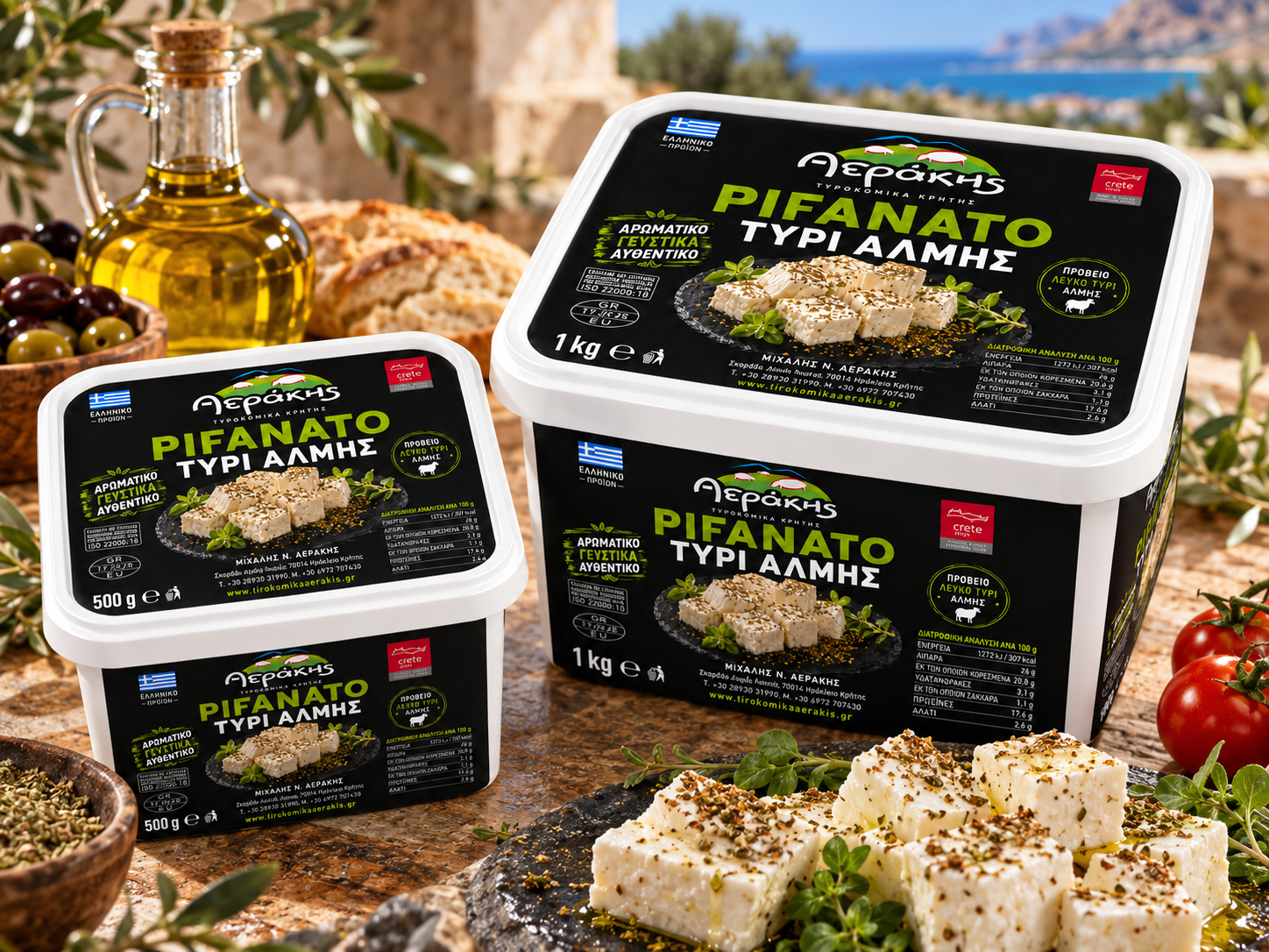 Ριγανάτο Λευκό Τυρί Άλμης Αεράκης
